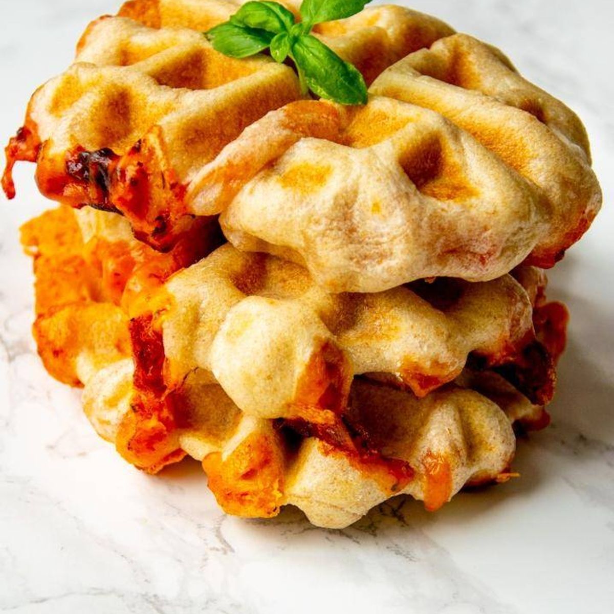 Pizzawaffeln Rezept | Happy Plates Pizzawaffeln Rezept | Happy Plates