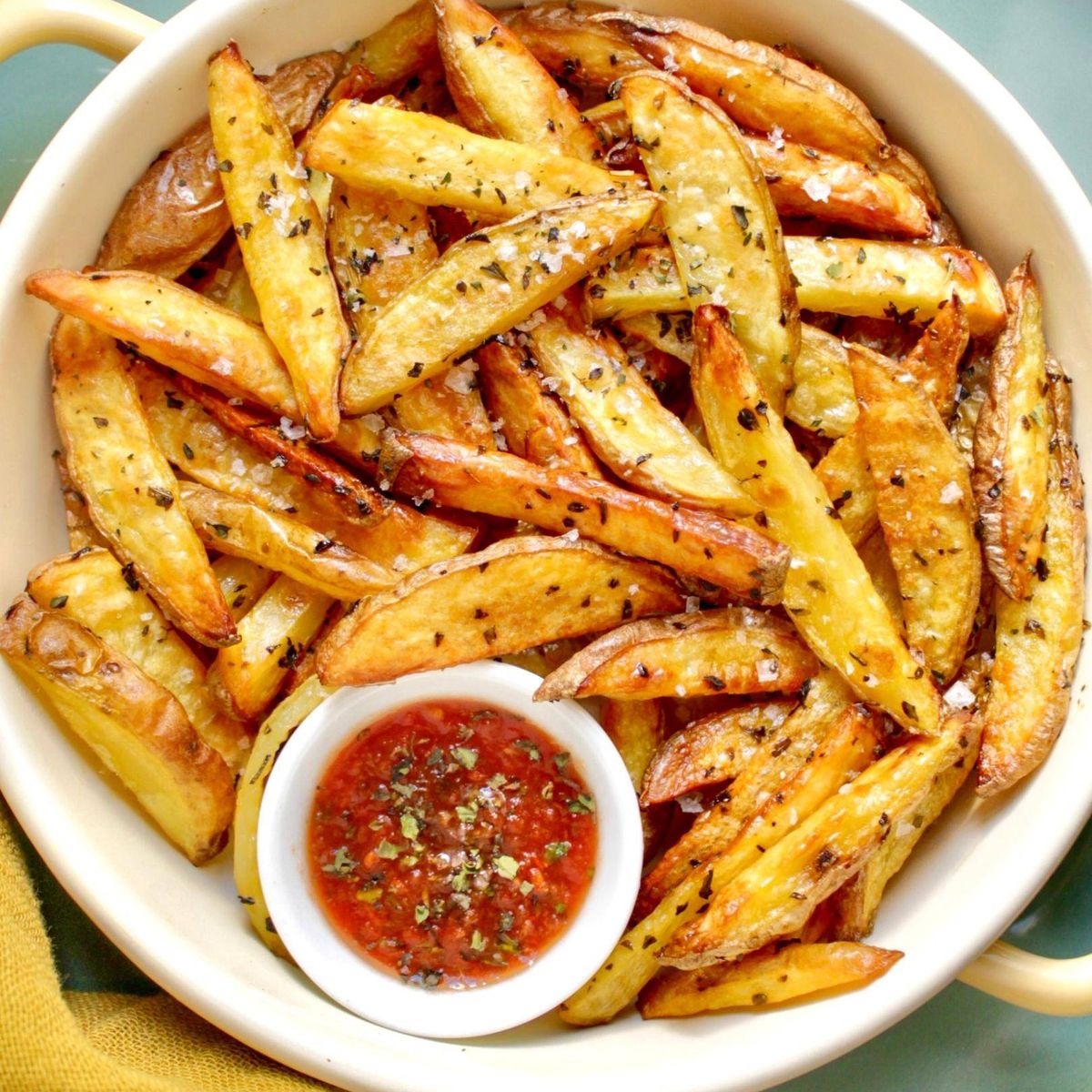 backofen pommes frites selber machen