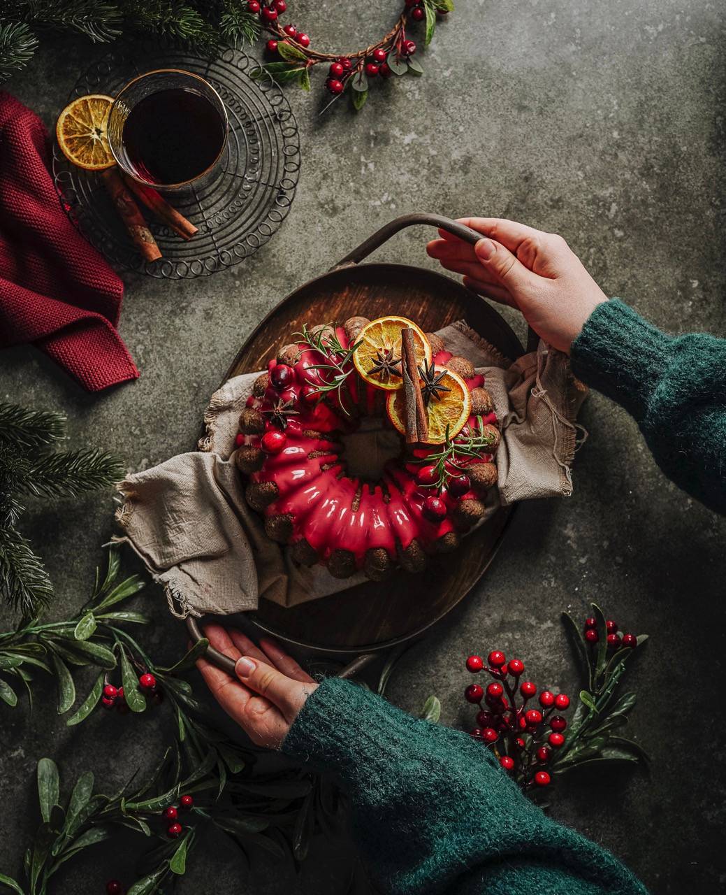 Schoko-Glühwein-Gugelhupf