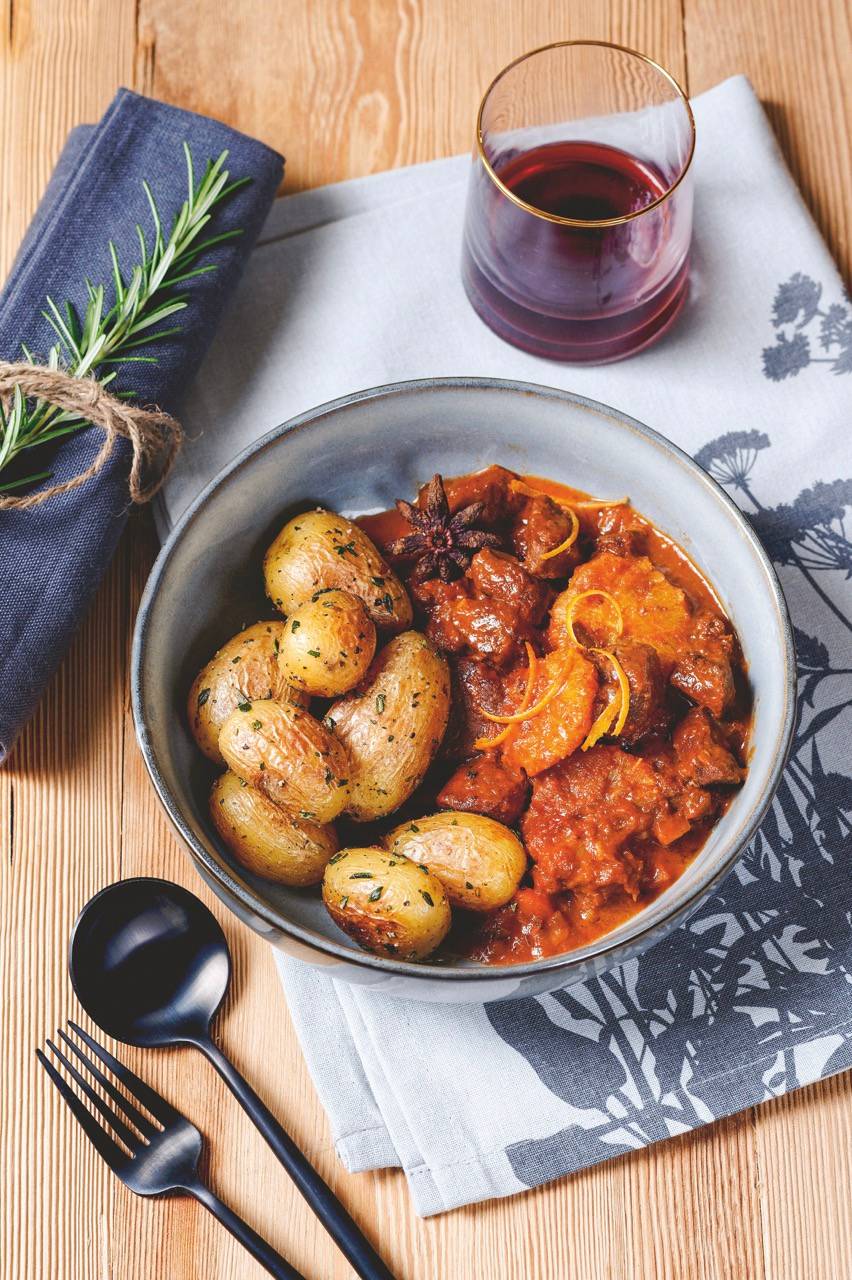 Gulasch aus der Wildschweinkeule