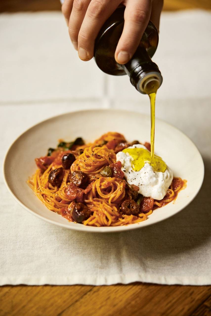 Tagliarini alla Puttanesca