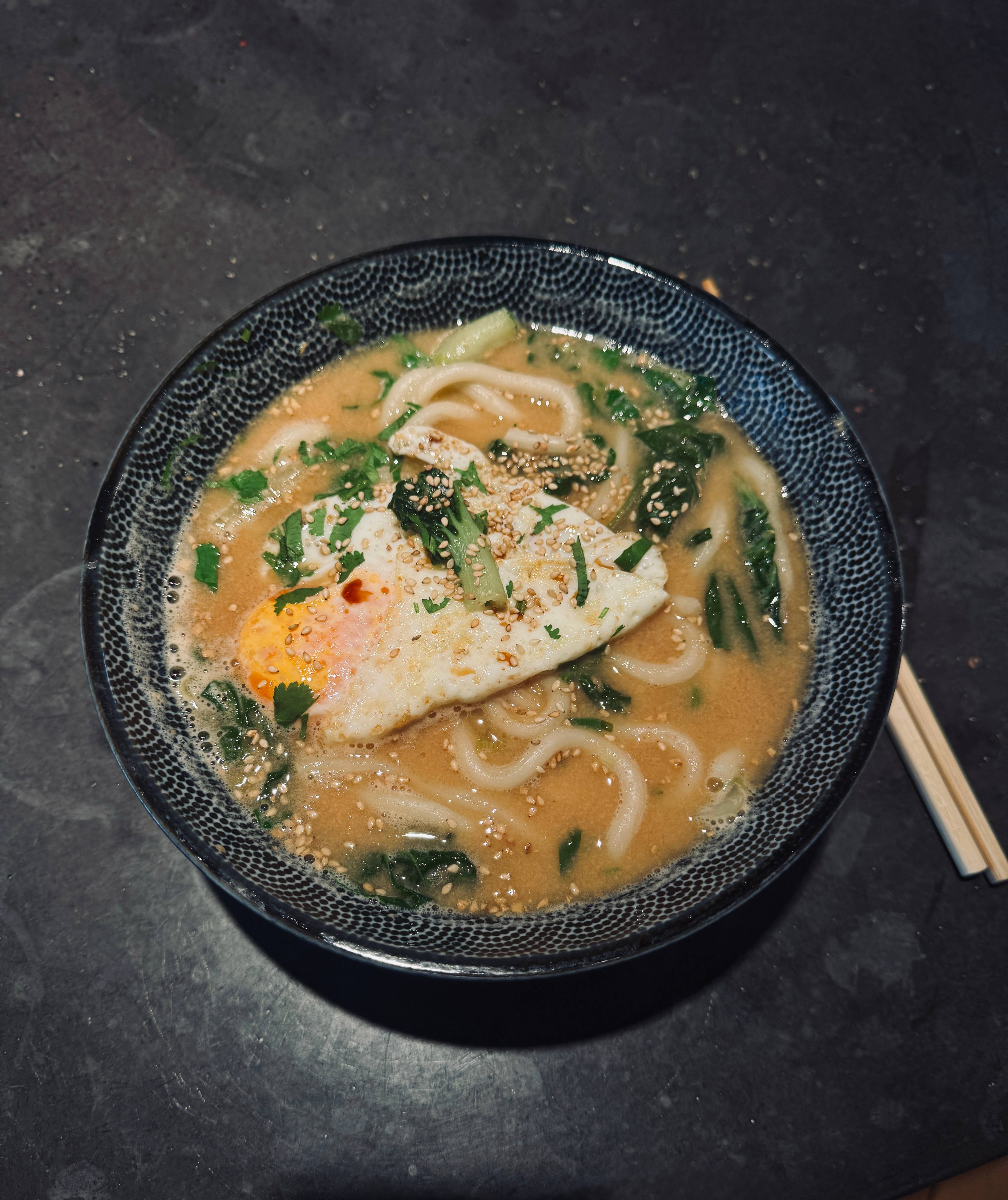 Peanut Udon Noodle Soup