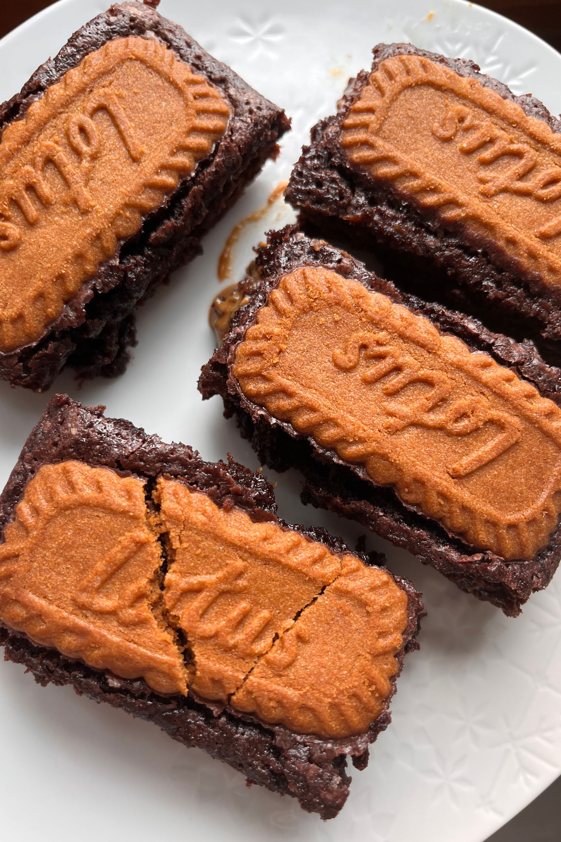 Brownies mit Lotus Keksen